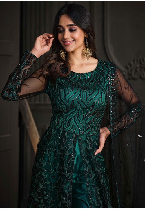 Pakistani Gown Dress In Black Color By Designer Online 2021 – Nameera by  Farooq